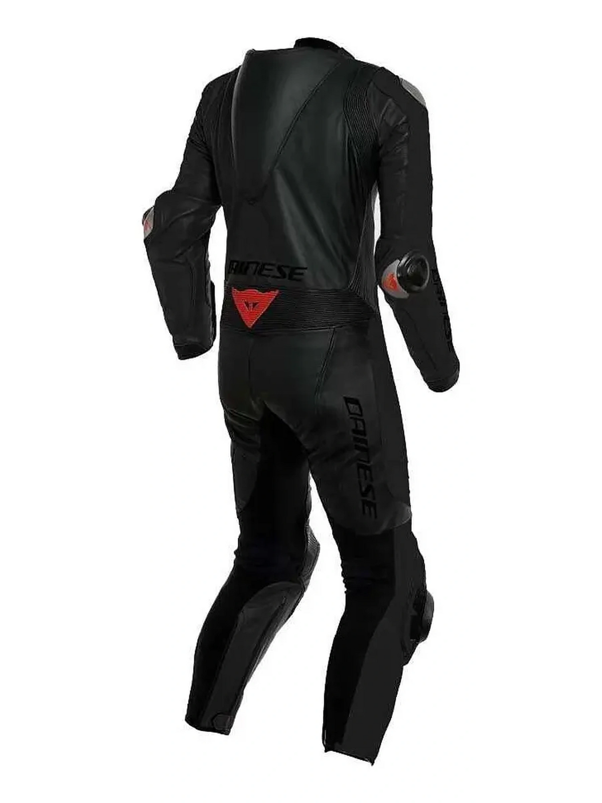 Macacao Dainese Adria 1Pc Preto e Vermelho Fluo