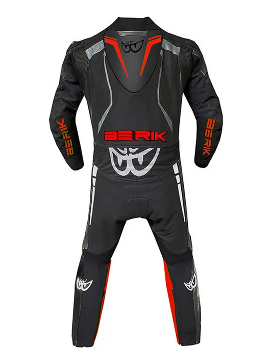 Macacão Berik 1Pç Airbag Preto/Branco/Vermelho/Cinza