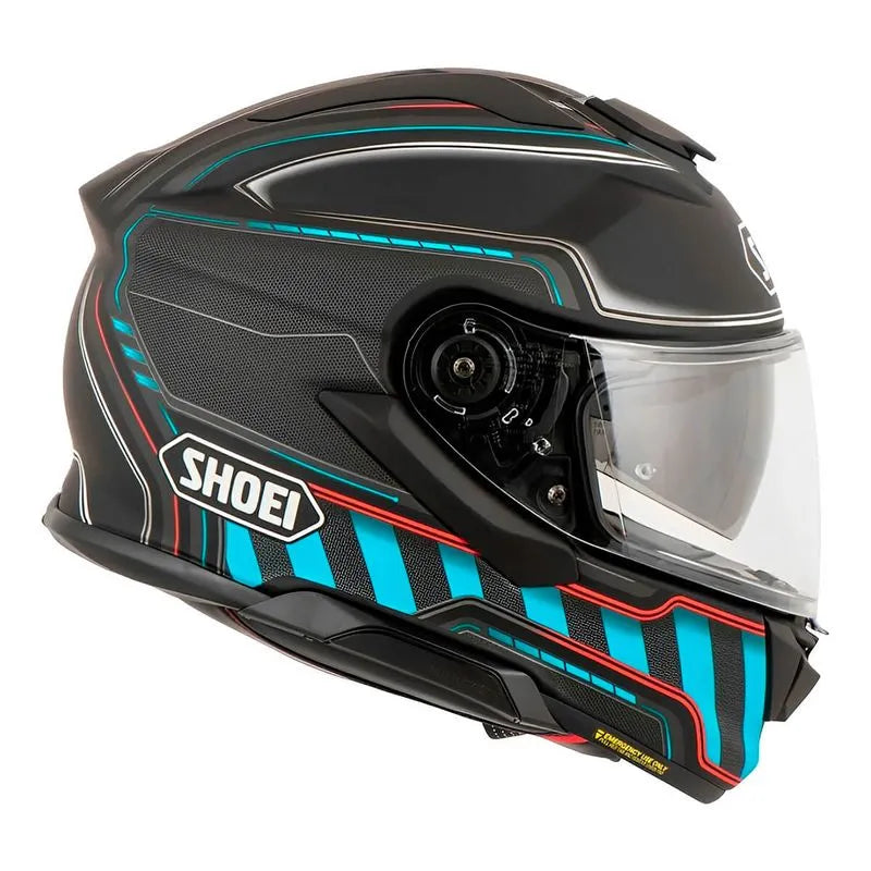 Capacete Shoei GT-Air 3 Discipline TC-2 - Pt/Azul/Verm