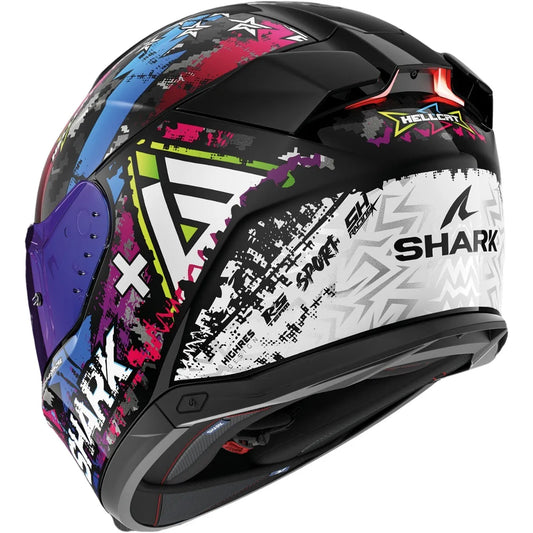 Capacete Shark Skwal I3 Hellcat Preto e Azul (KUB)