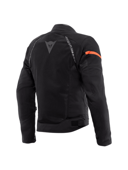 Jaqueta Dainese Air Frame 3 Preta Preta e Vermelho Fluo