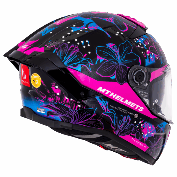 Capacete MT Thunder 4 Jungle Rosa (A8)