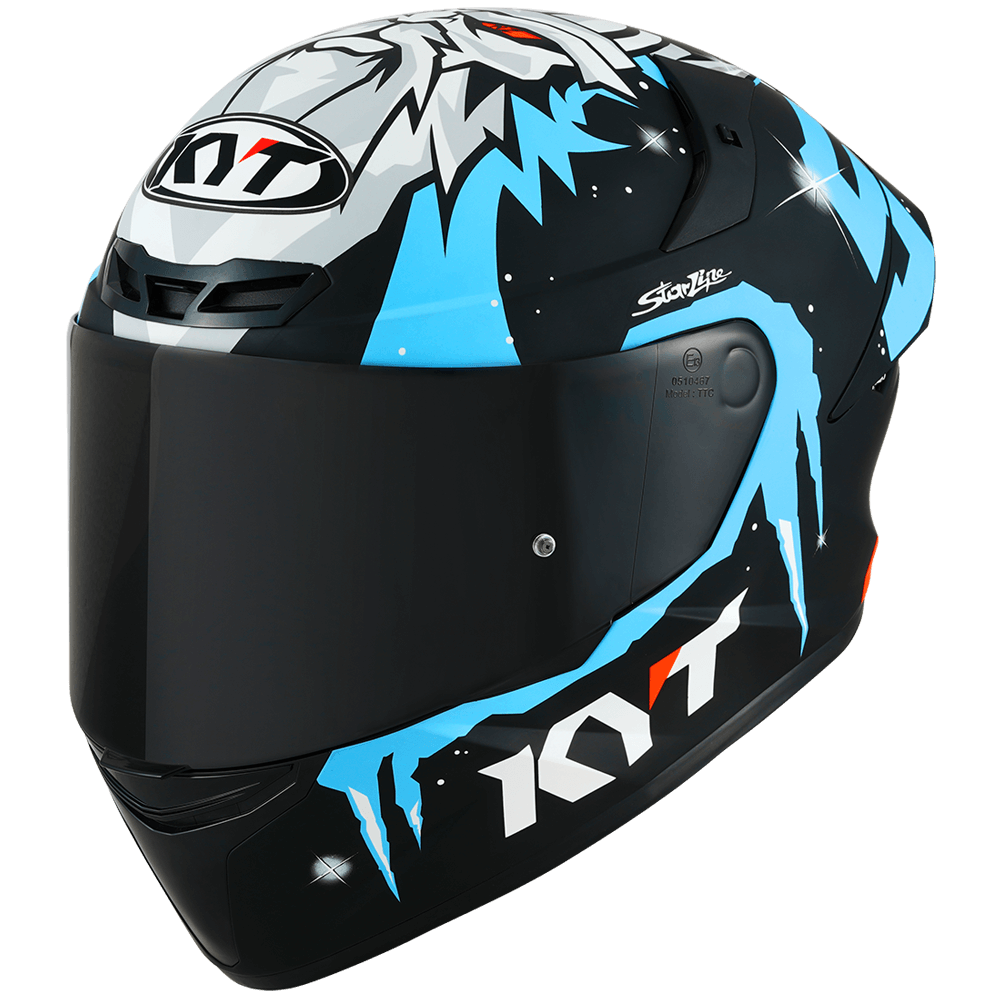 Capacete Kyt Tt Course Masia Winter Test Brilhante