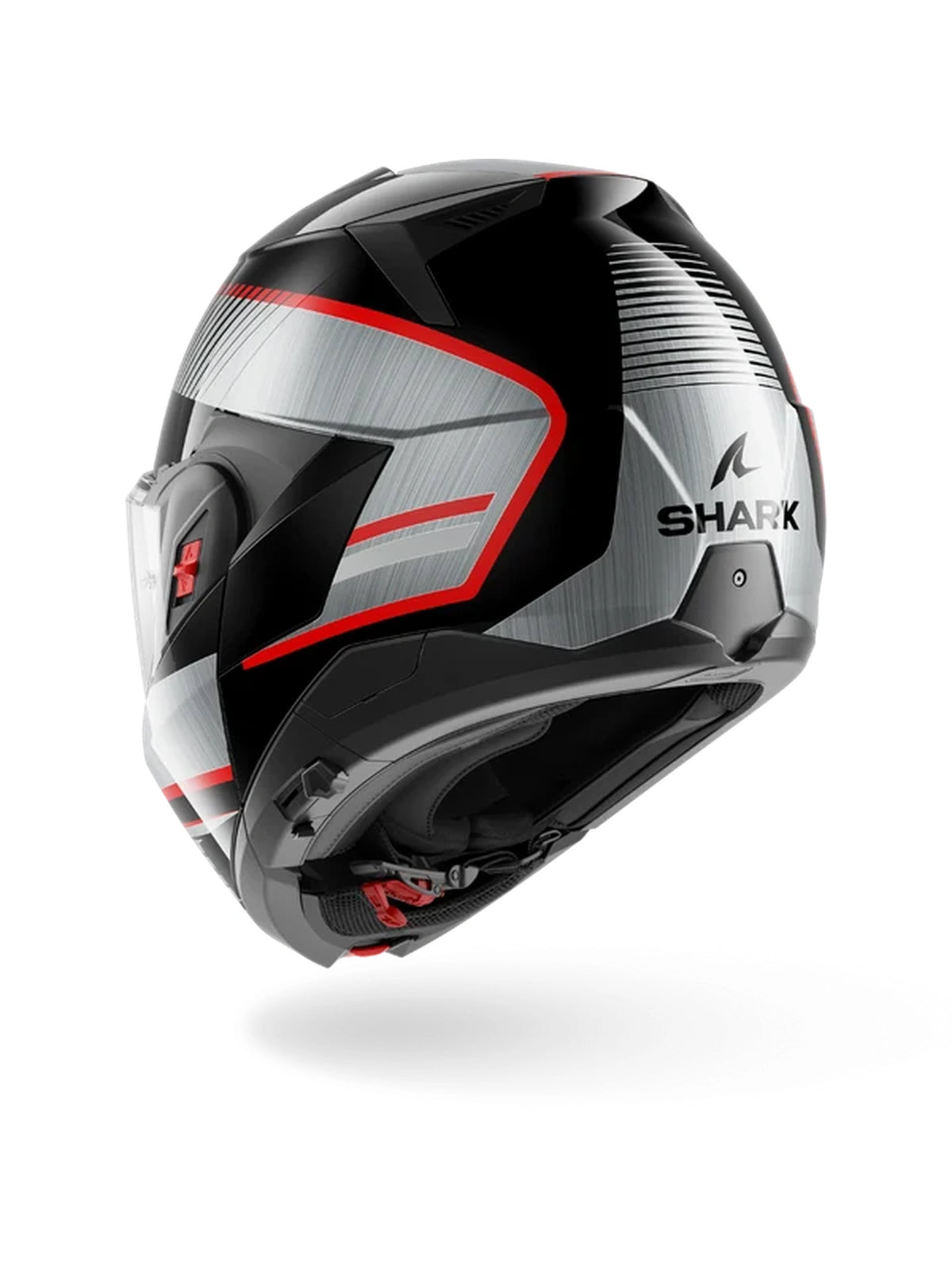 Capacete Shark Oxo Sikter Preto/Prata (KUS)