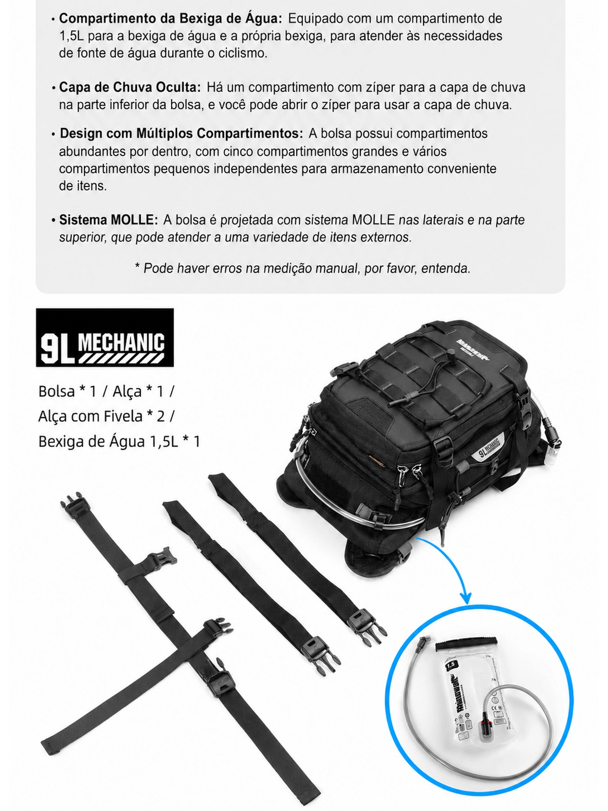 Bolsa De Tanque 9L Rhinowalk (MJX2002)