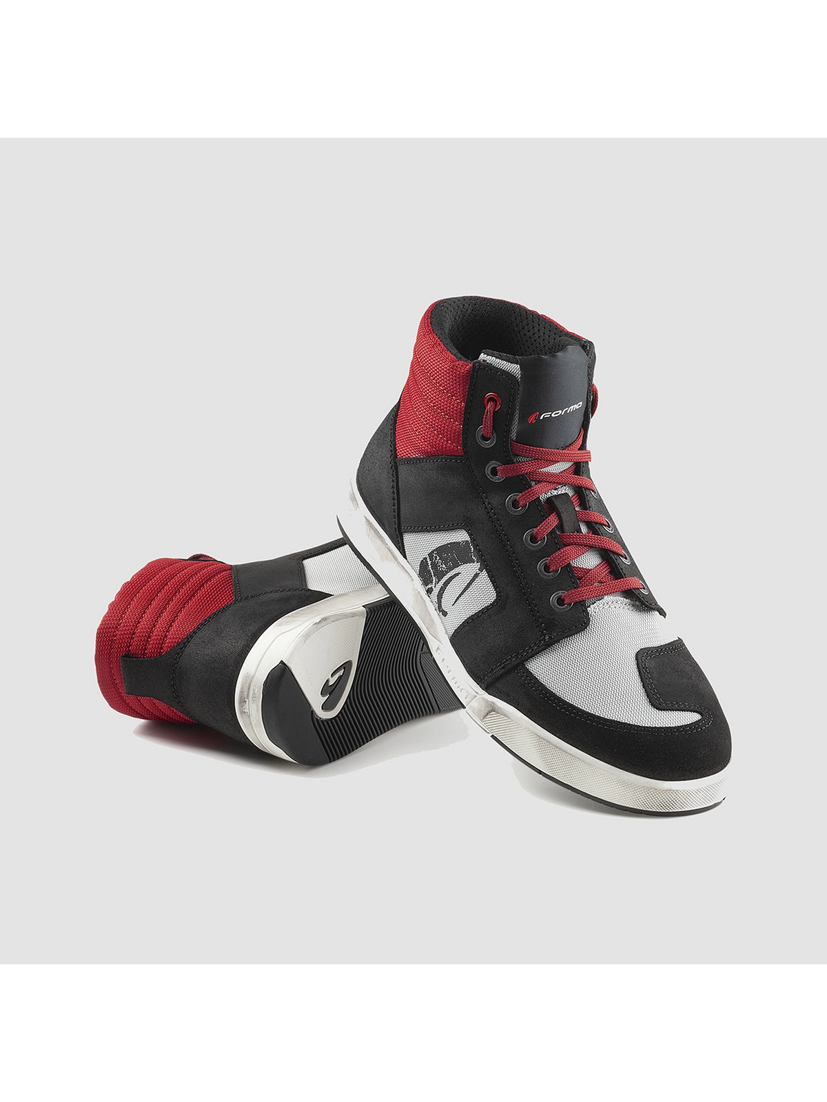 Tênis Forma Ground Dry Impermeavel Chicago Preto/Vermelho/Branco