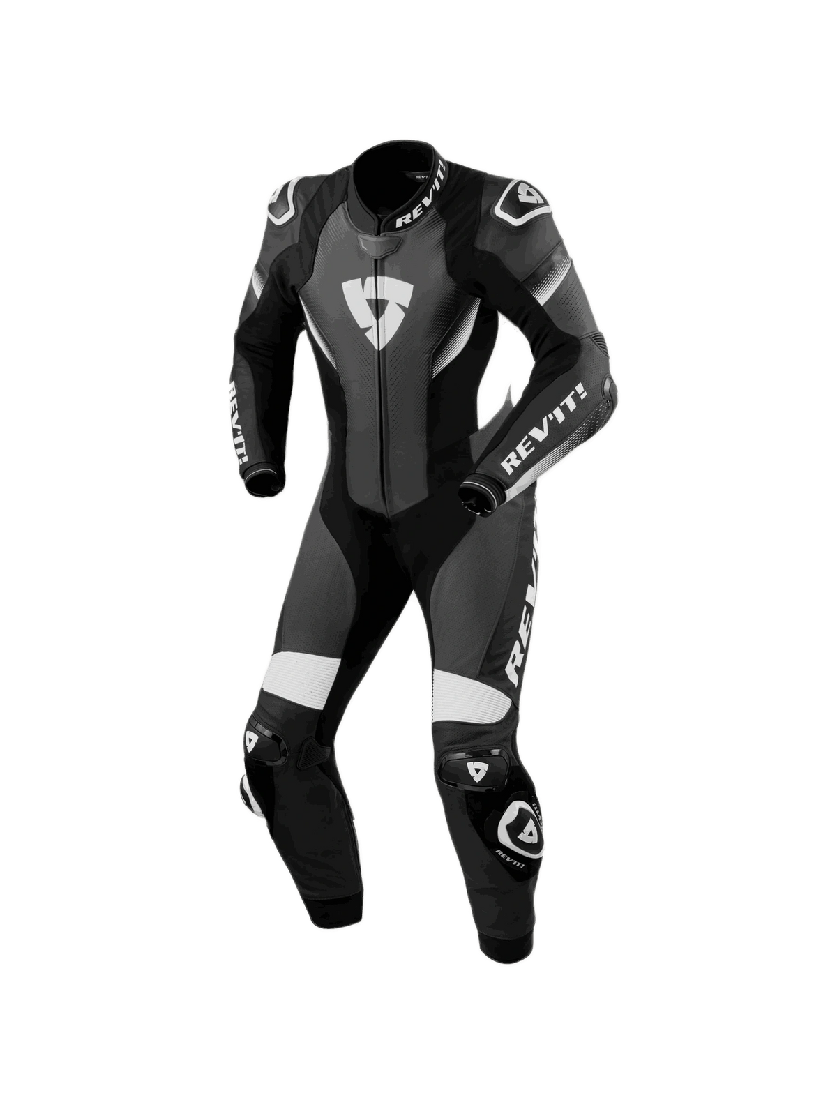 Macacão Revit Control Preto/Branco – Motosprint