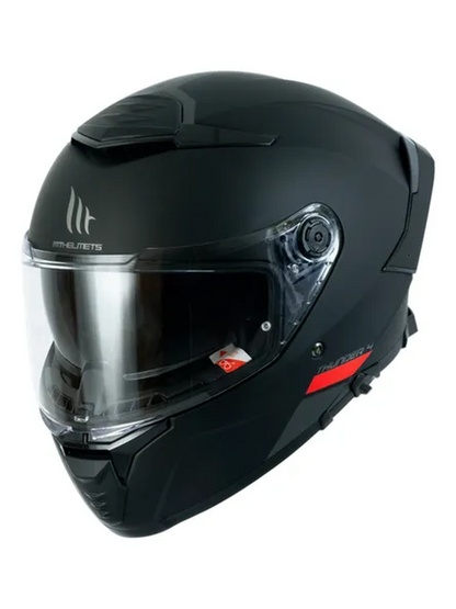Capacete Mt Thunder 4 Solid Preto Fosco (A1)