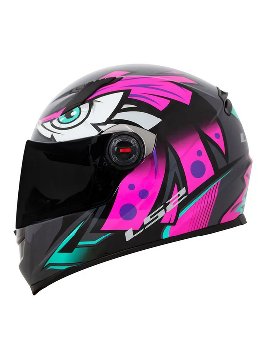 Capacete Ls2 FF358 Tribal Fucsia