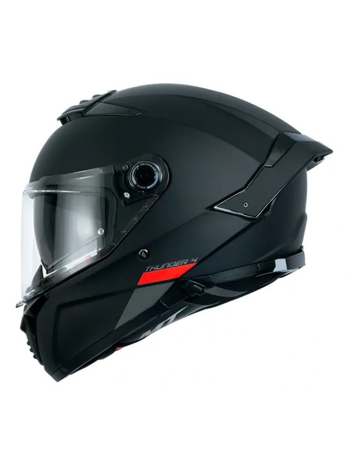 Capacete Mt Thunder 4 Solid Preto Fosco (A1)