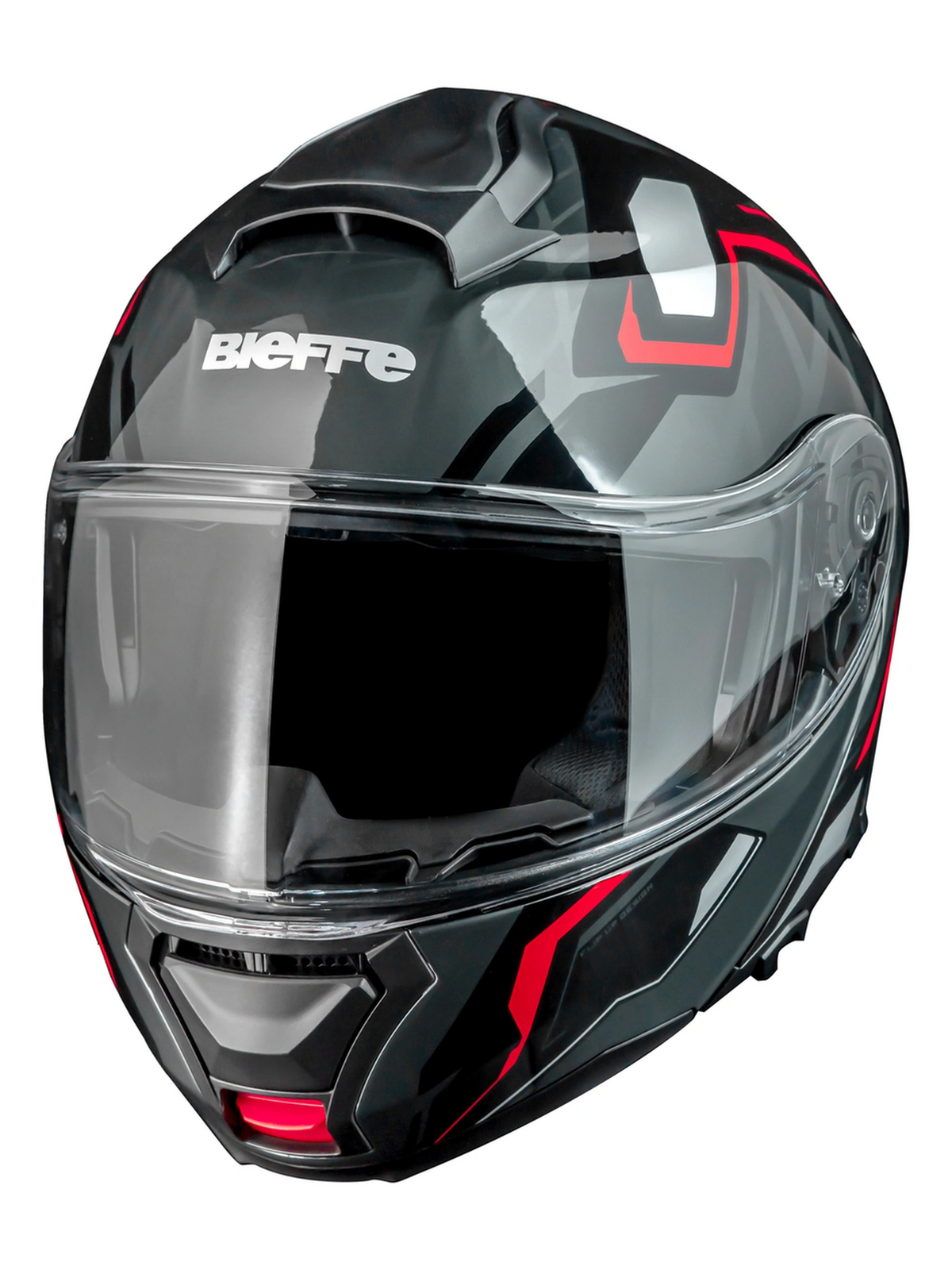 Capacete Bieffe B-Dynamic Attractie Preto e Vermelho