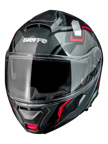 Capacete Bieffe B-Dynamic Attractie Preto e Vermelho