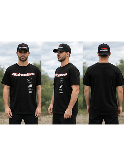 Camiseta Alpinestars Abus Preto