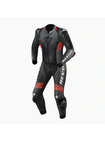Macacão Revit One Piece Quantum 2 Anthracite-Neon Red