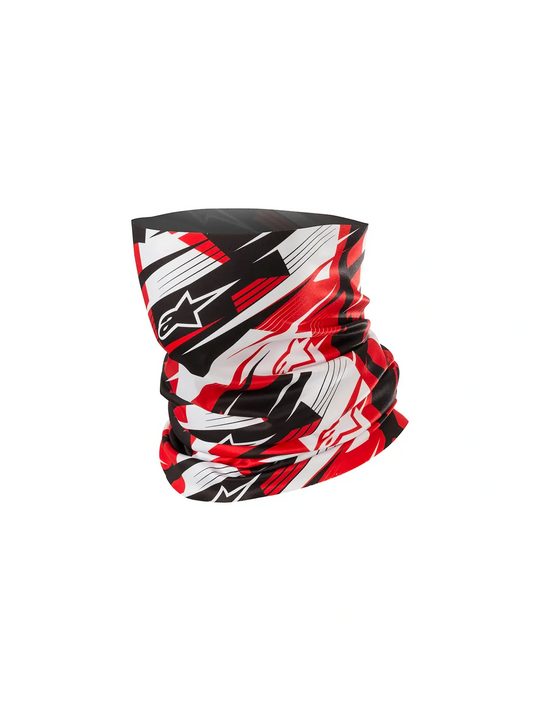 Bandana Alpinestars Blurred Preto/Branco/Vermelho