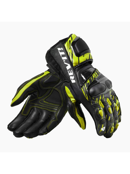 Luva Revit Quantum 2 Amarelo Neon/Preto