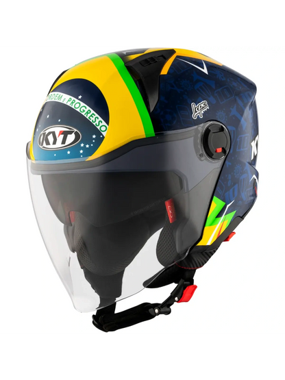 Capacete Kyt D-City Diogo Moreira 2024 Replica