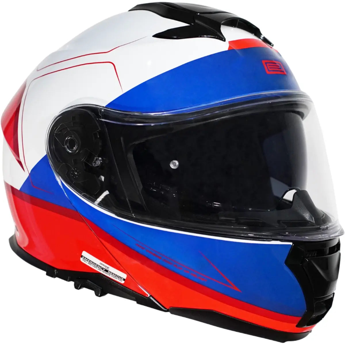 Capacete Origine Logic Privilege Vermelho e Branco