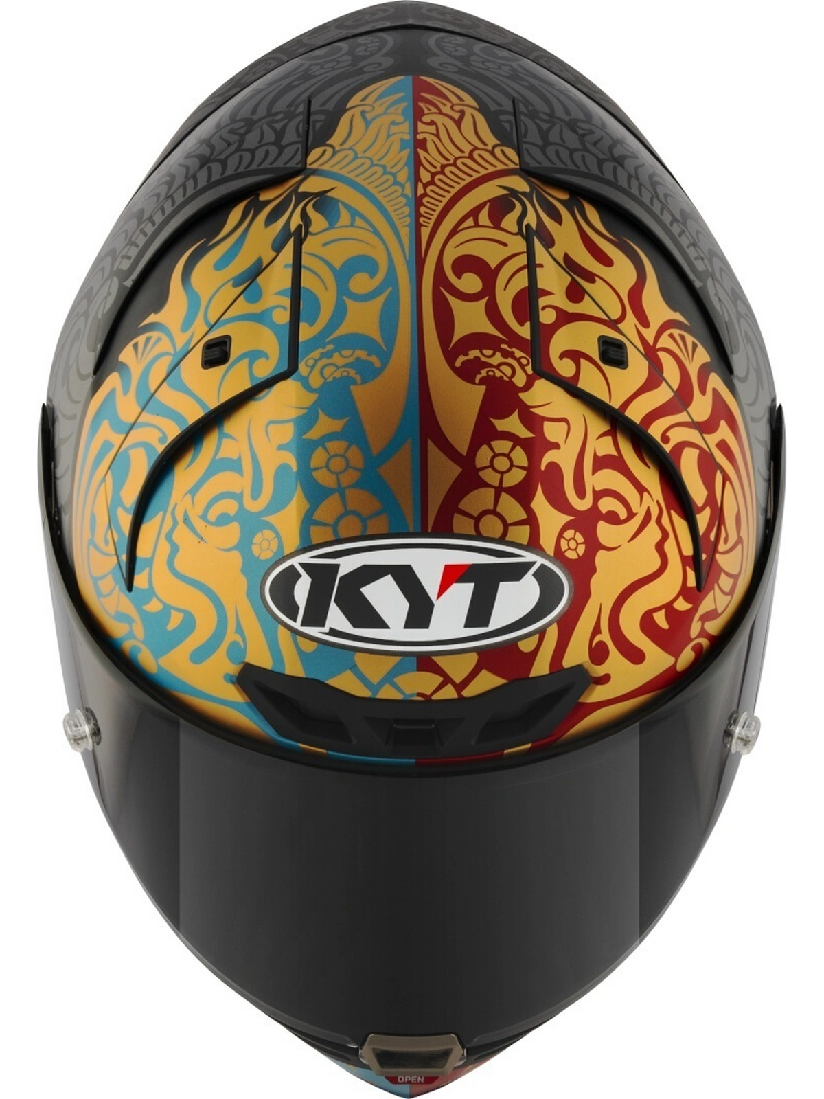 Capacete Kyt KX-1 Race Gp Bastianini Idn Rep 23 Fosco
