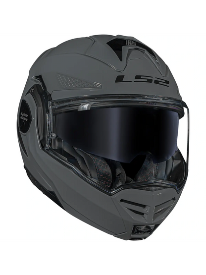 Capacete Ls2 Advant X Ff901 Monocolor Nardo Cinza