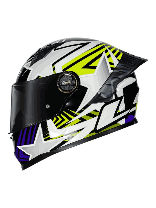 Capacete Ls2 FF358 Pro Estellar Preto/Amarelo