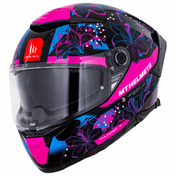 Capacete MT Thunder 4 Jungle Rosa (A8)