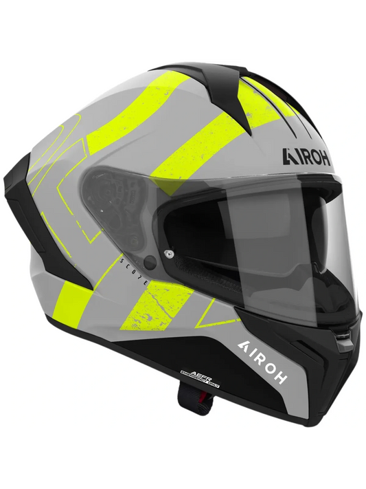 Capacete Airoh Matryx Scope Amarelo Fosco
