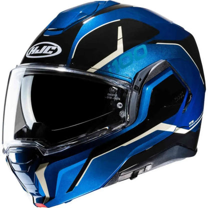 Capacete HJC I100 Lorix - Preto/Azul/Branco