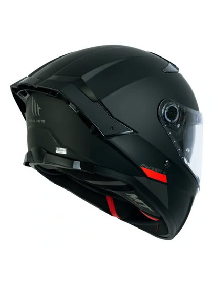 Capacete Mt Thunder 4 Solid Preto Fosco (A1)