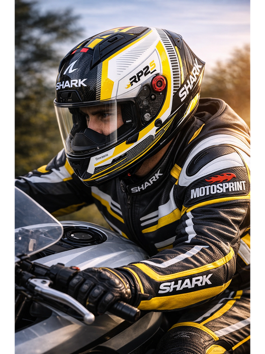 Capacete Shark Aeron-Gp Rep Raul Fernandez Signature (DWY)