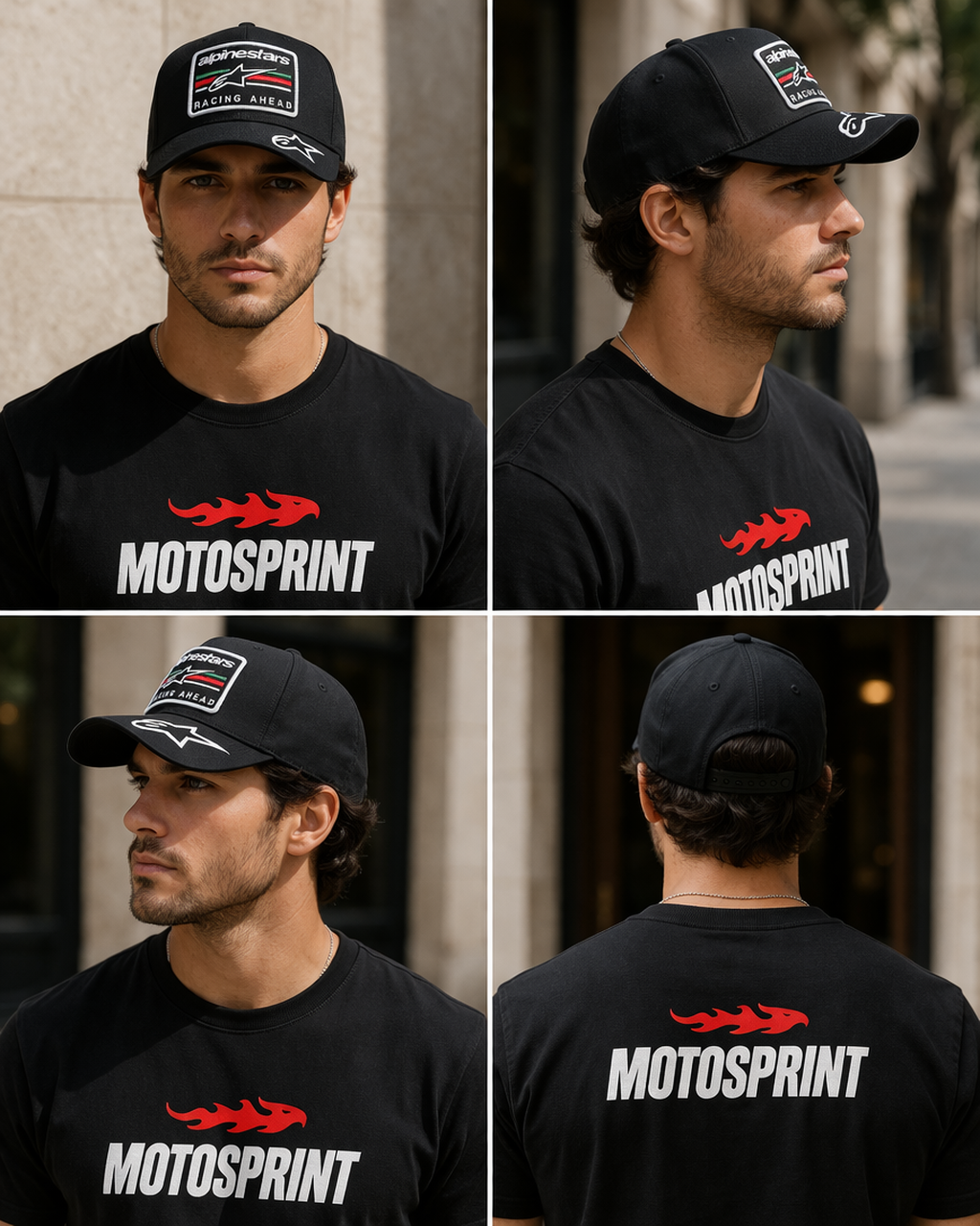 Bone Alpinestars Surpass Preto