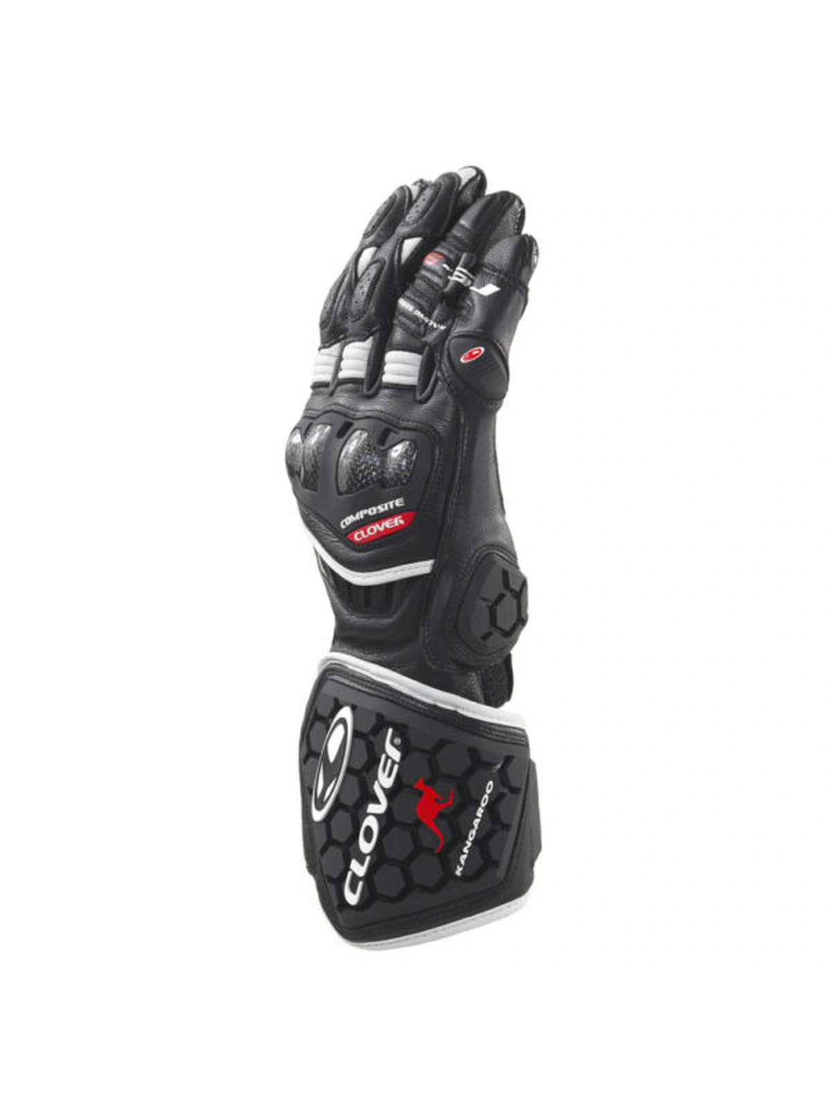 Luva Clover Rs-9 Preto/Branco (N/B)