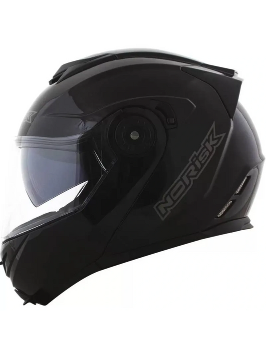 Capacete Norisk Ff345 Route Monocolor Preto Fosco