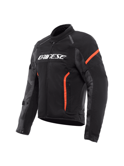 Jaqueta Dainese Air Frame 3 Preta Preta e Vermelho Fluo