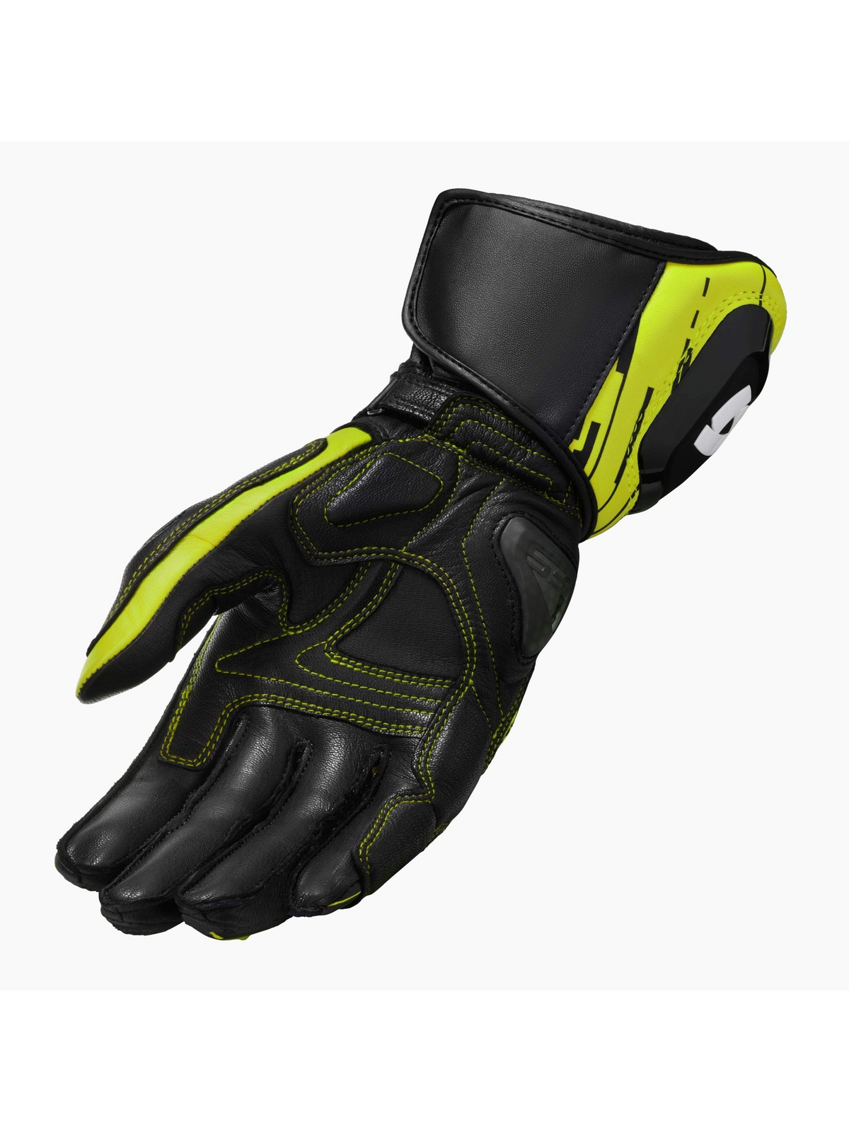 Luva Revit Quantum 2 Amarelo Neon/Preto