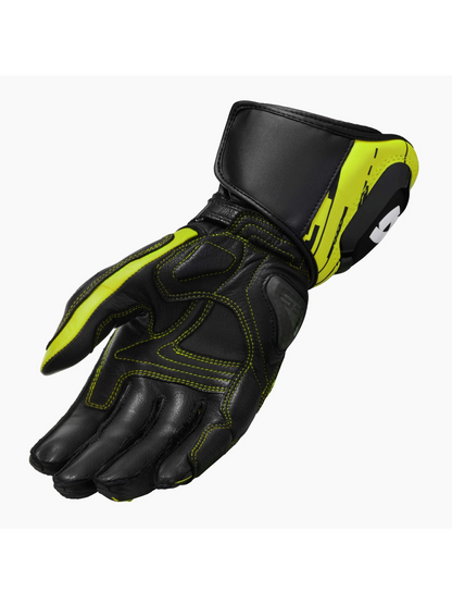 Luva Revit Quantum 2 Amarelo Neon/Preto