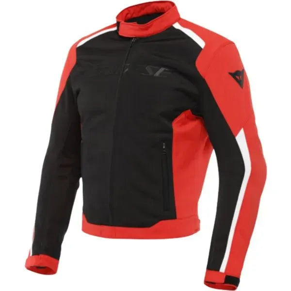 Jaqueta Dainese HydraFlux 2 Air D-Dry Preto e Vermelho Lava