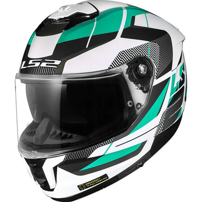 Capacete Ls2 Stream II Road Branco e Verde
