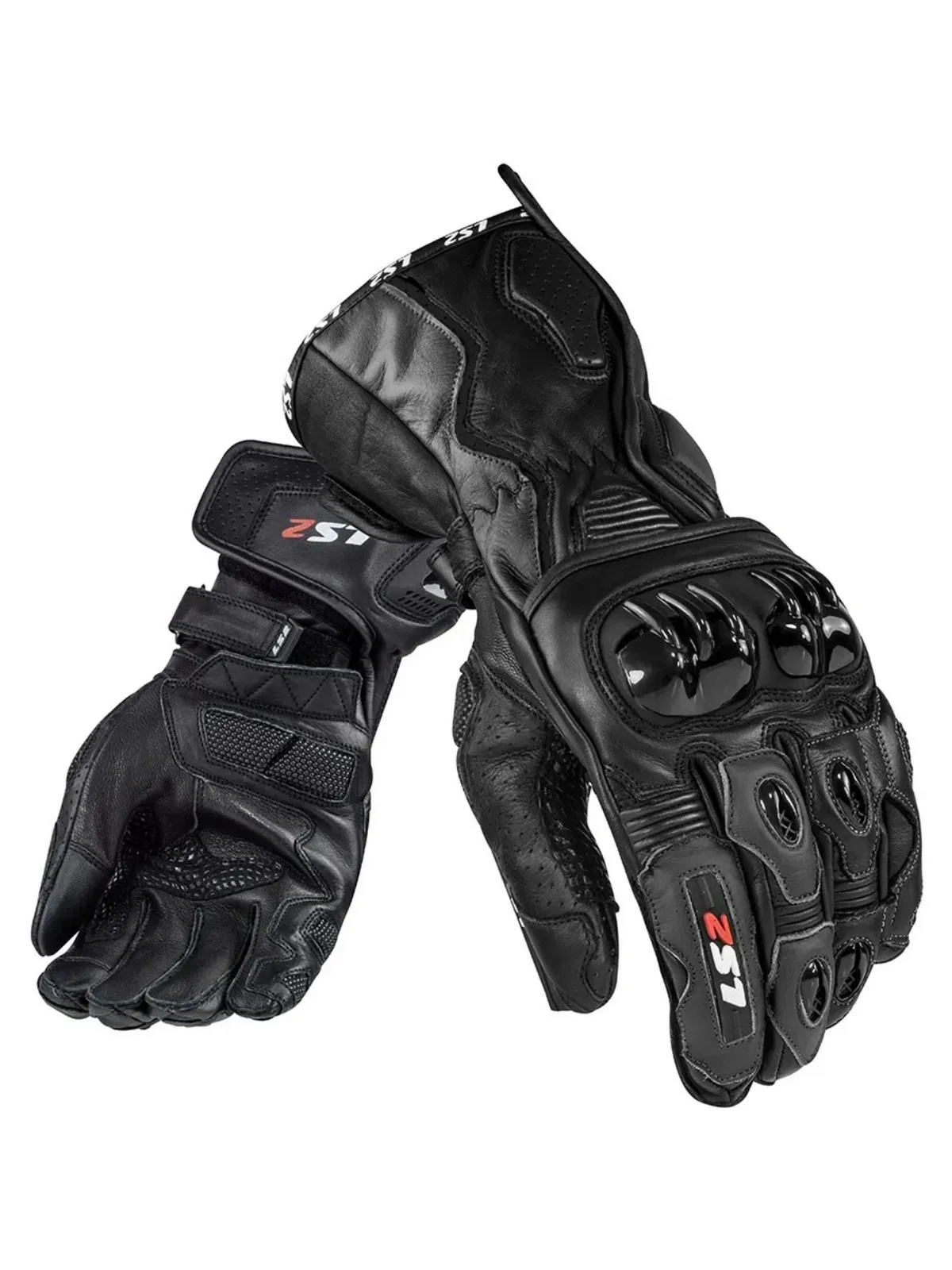 Luva LS2 Swift Racing Preto/Preto