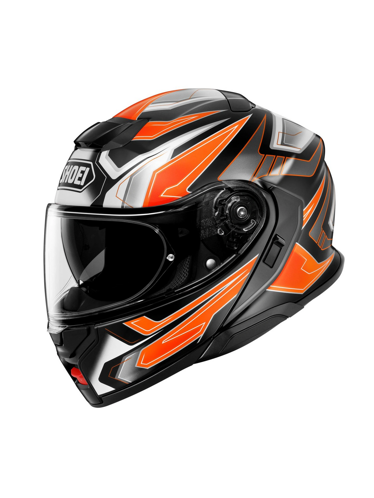 Capacete Shoei Neotec 3 Anthem TC-8 Preto/Cinza/Laranja