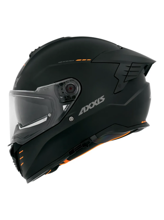 Capacete Axxis Halk Sv Evo Solid Preto Fosco (A1)
