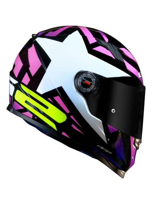 Capacete Ls2 Ff358 Starwar Preto e Rosa