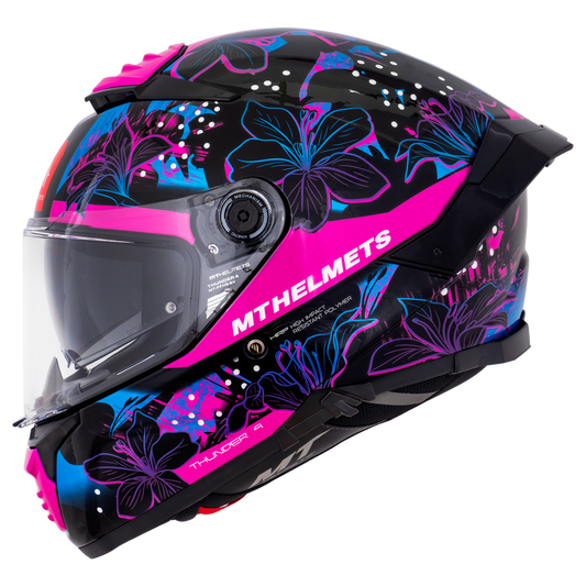 Capacete MT Thunder 4 Jungle Rosa (A8)
