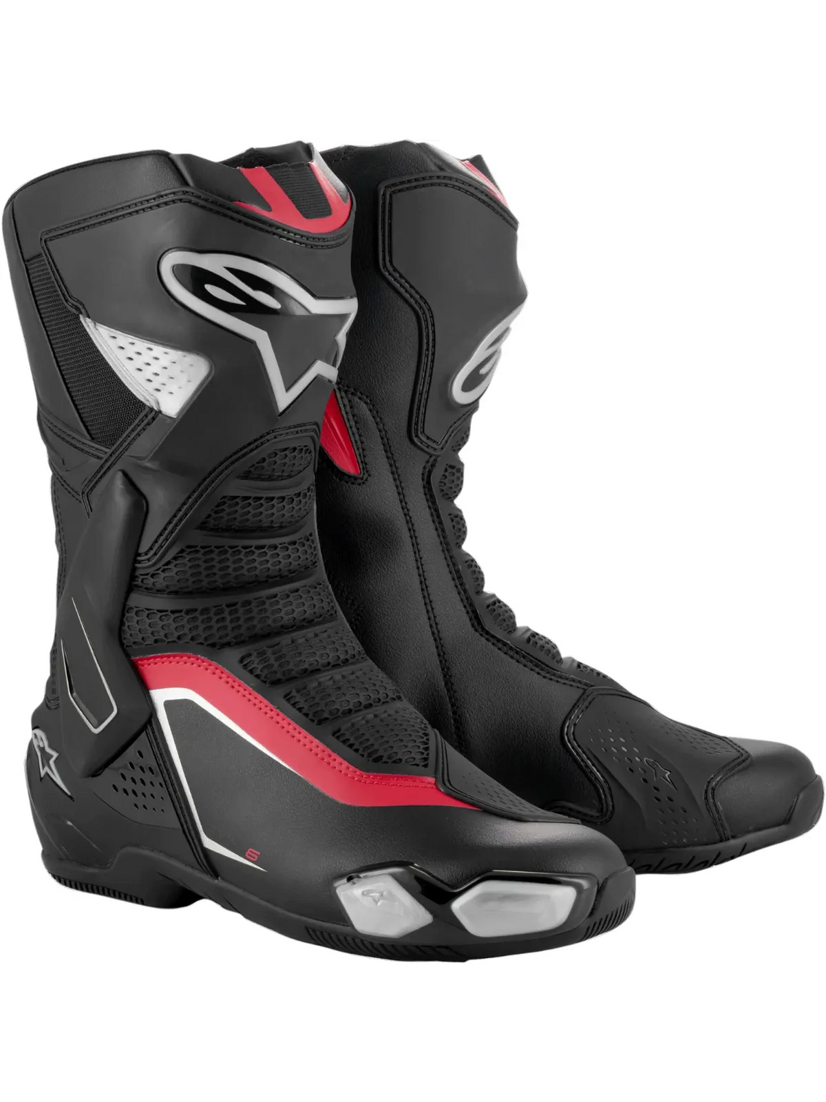 Bota Alpinestars SMX 6 V3 Preto/Vermelho/Cinza