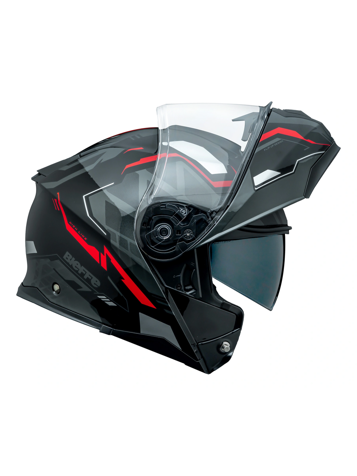 Capacete Bieffe B-Dynamic Attractie Preto e Vermelho