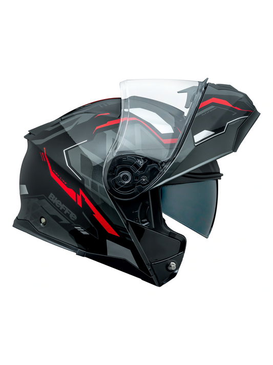 Capacete Bieffe B-Dynamic Attractie Preto e Vermelho