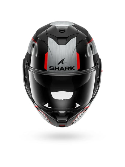 Capacete Shark Oxo Sikter Preto/Prata (KUS)