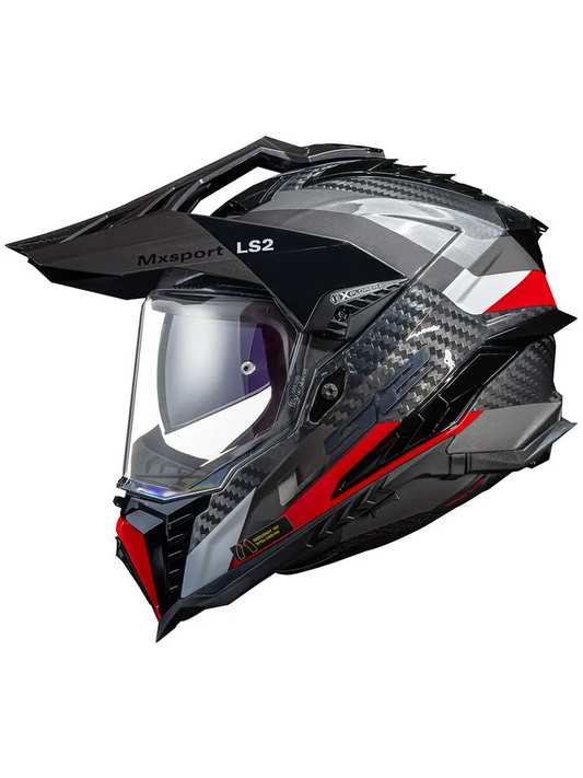 Capacete Ls2 Explorer C MX701 Frontier Tit/Red