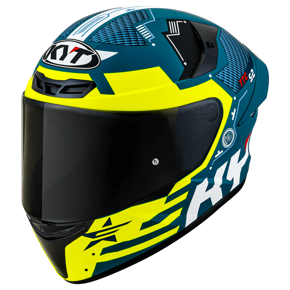 Capacete Kyt Tt Course Fuselage Amarelo