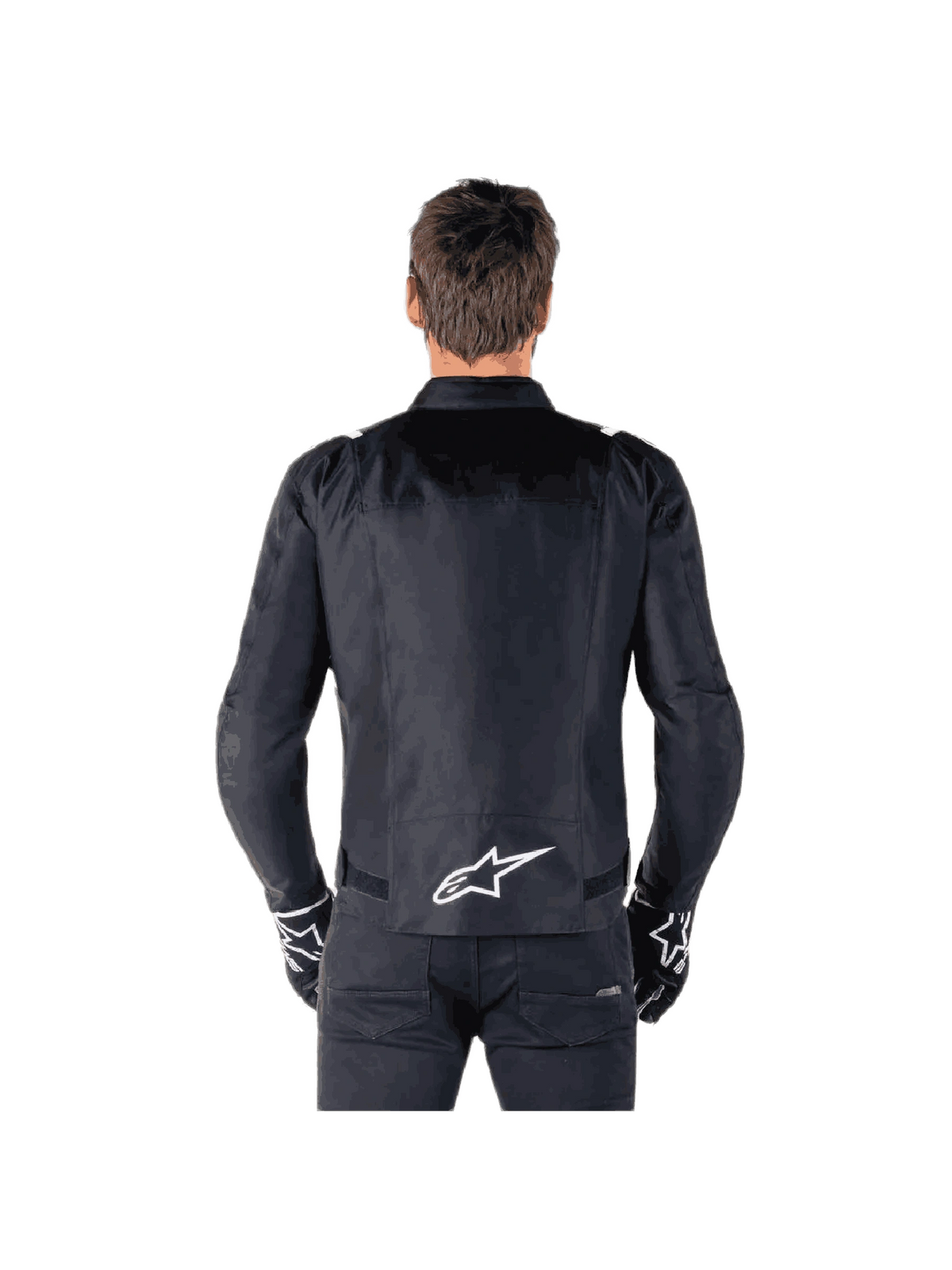 Jaqueta Alpinestars T Sps V2 Impermeavel Preto e Branco